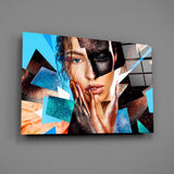 Effect Woman Glass Wall Art