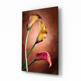 Tulips Glass Wall Art