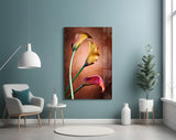 Tulips Glass Wall Art