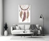 Dreamcatcher Glass Wall Art