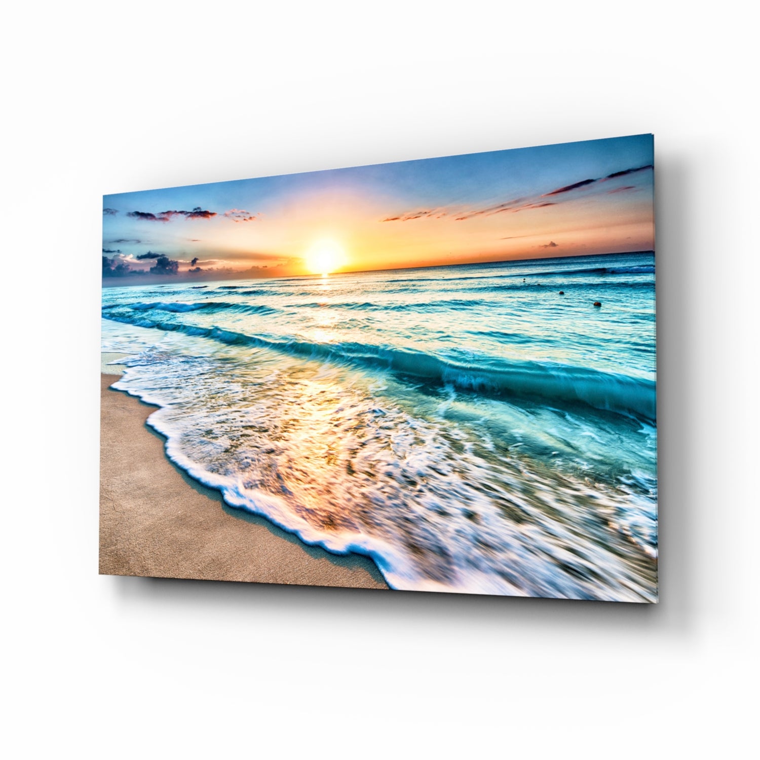 Sunset Glass Wall Art