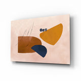 Abstract Brown Glass Wall Art