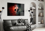 Skull Glass Wall Art