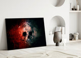 Skull Glass Wall Art