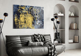 Gold Dust Glass Wall Art