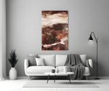 Abstract Earth Glass Wall Art