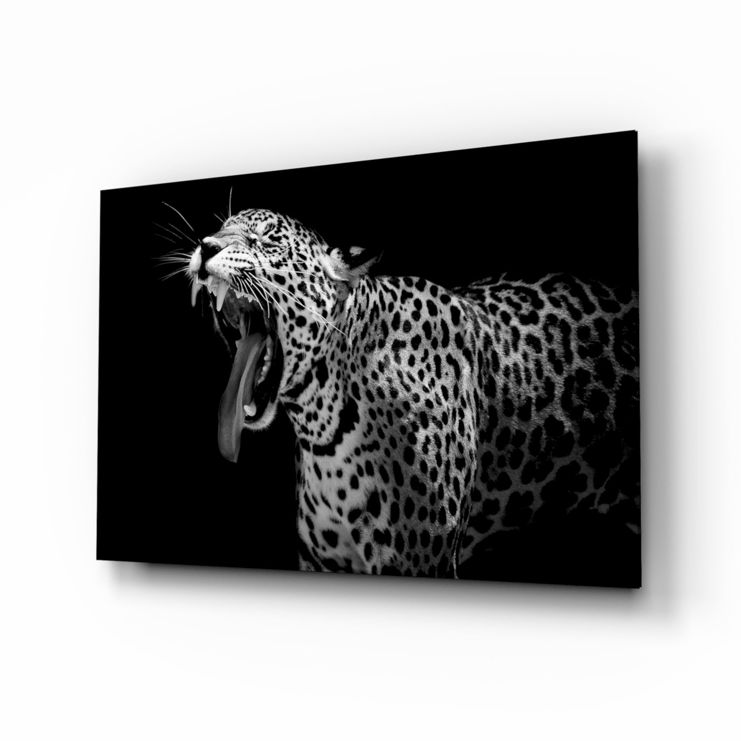 Leopard Glass Wall Art