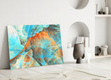 Colored Nets Glass Wall Art