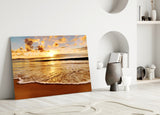 Sunset Glass Wall Art