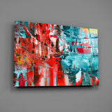 Abstract Reflection Glass Wall Art