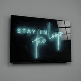 “Stay in the Loop” Glass Wall Art