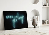 “Stay in the Loop” Glass Wall Art