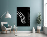 Zebra Glass Wall Art