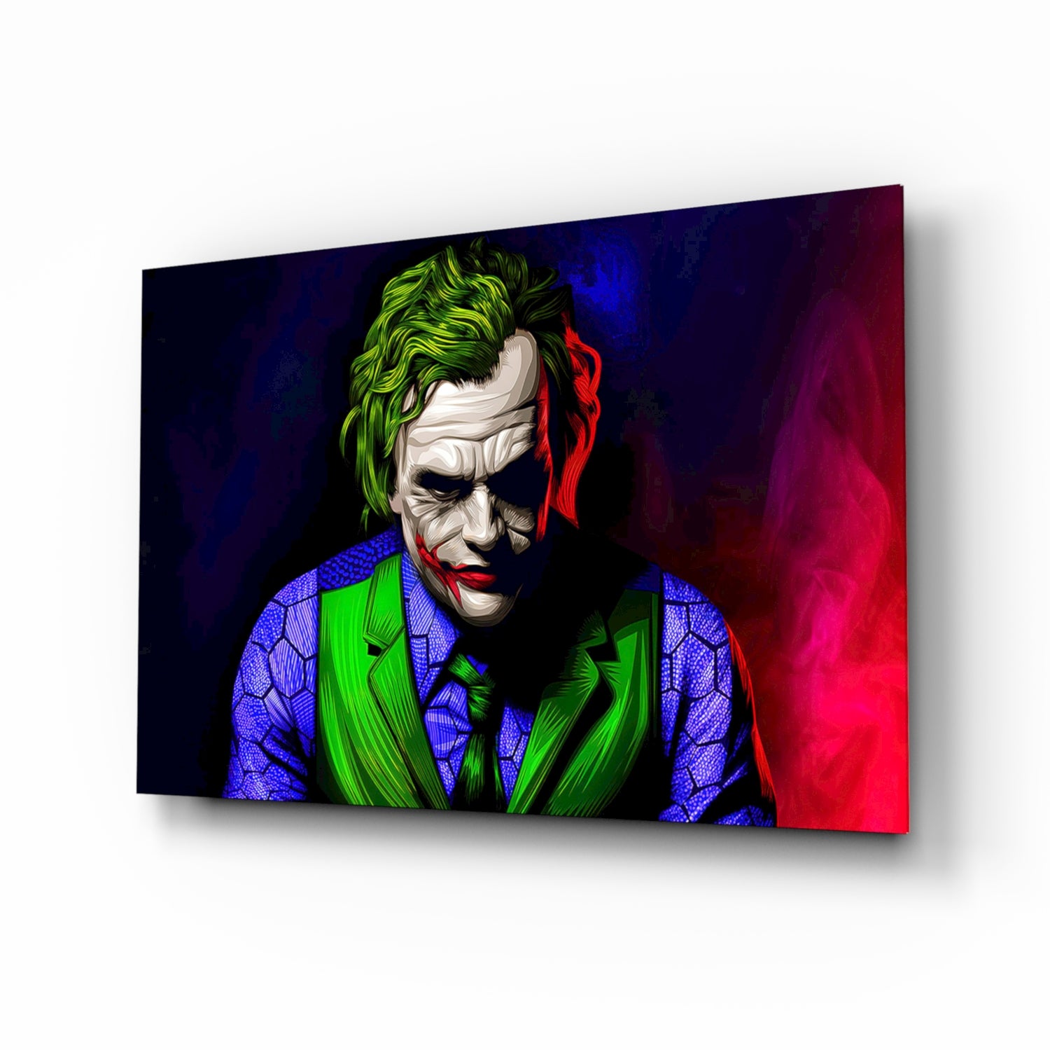 Joker Glass Wall Art