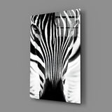 Zebra Glass Wall Art