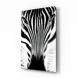 Zebra Glass Wall Art