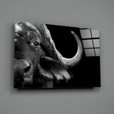 Bison Glass Wall Art