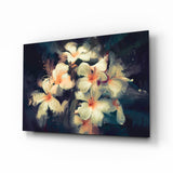 Flowers Glass Wall Art