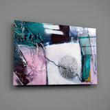 Abstract Texture Glass Wall Art