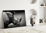 Rhino Glass Wall Art