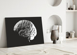 Brain Glass Wall Art