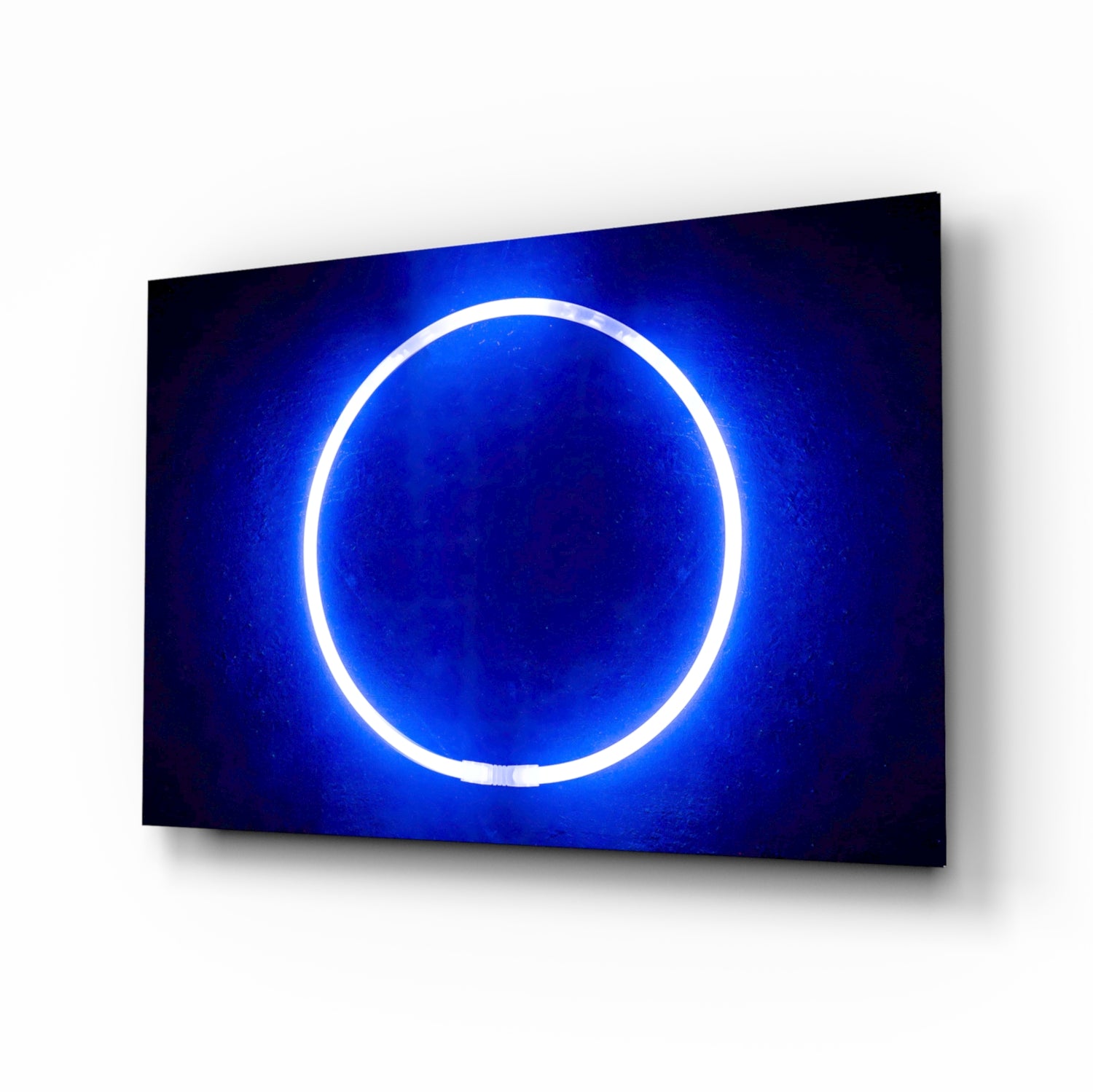 Blue Ring Glass Wall Art