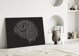 Brain Glass Wall Art