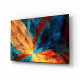 Fractal Flower Glass Wall Art