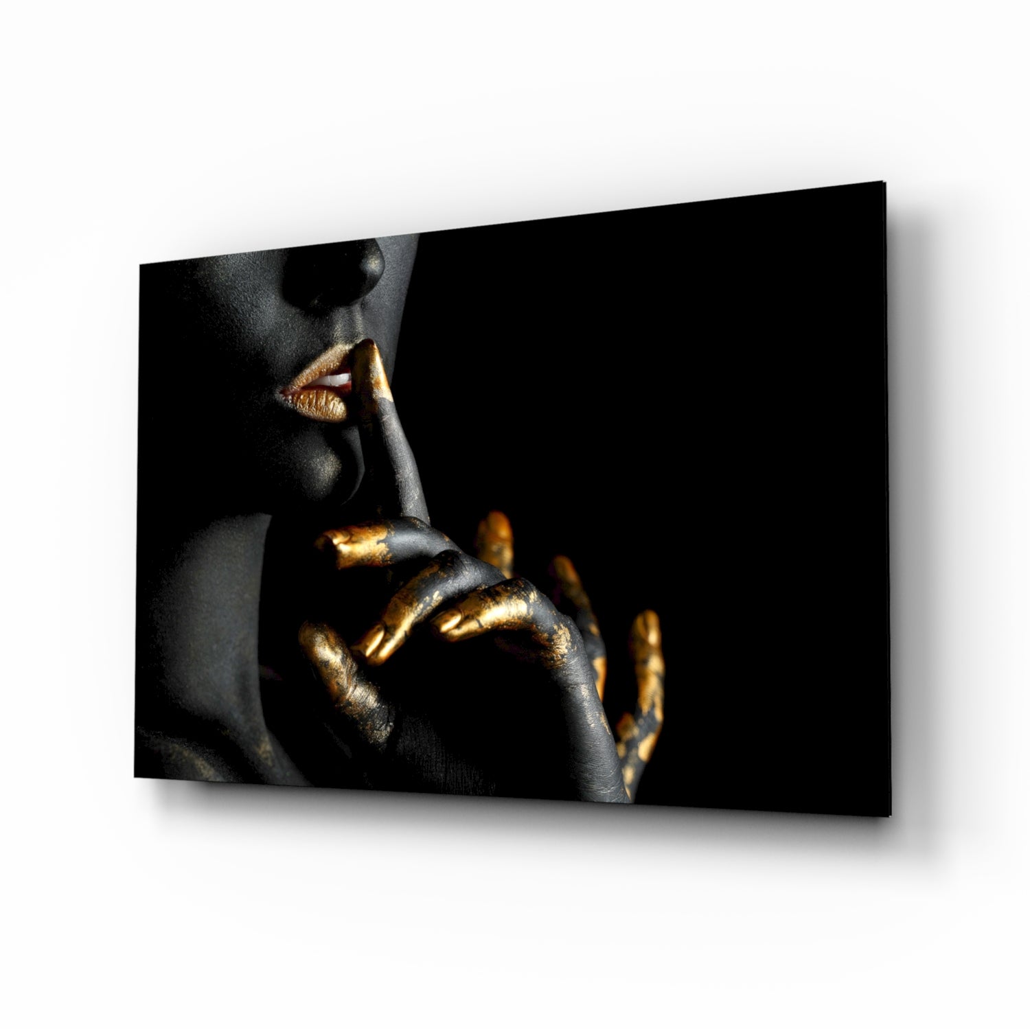 Silence Glass Wall Art