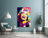 Marilyn Monroe Glass Wall Art