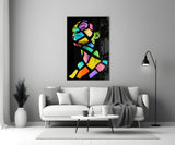 Colorful Spirit Glass Wall Art