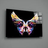 Wings Glass Wall Art