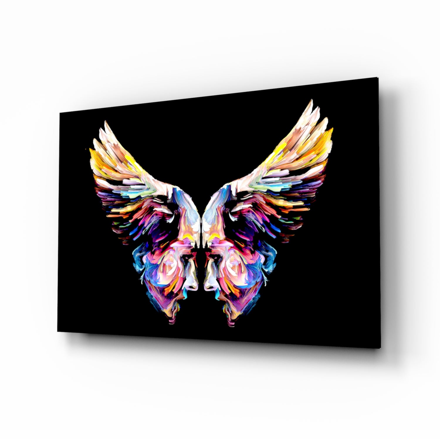 Wings Glass Wall Art