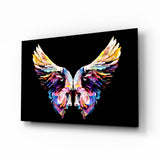 Wings Glass Wall Art