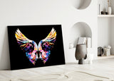 Wings Glass Wall Art