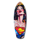 Supergirl Glass Wall Art|| Insigne Art Design