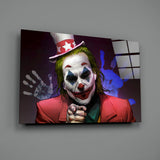 Joker Glass Wall Art