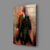 Peaky Blinders-Thomas Shelby Glass Wall Art