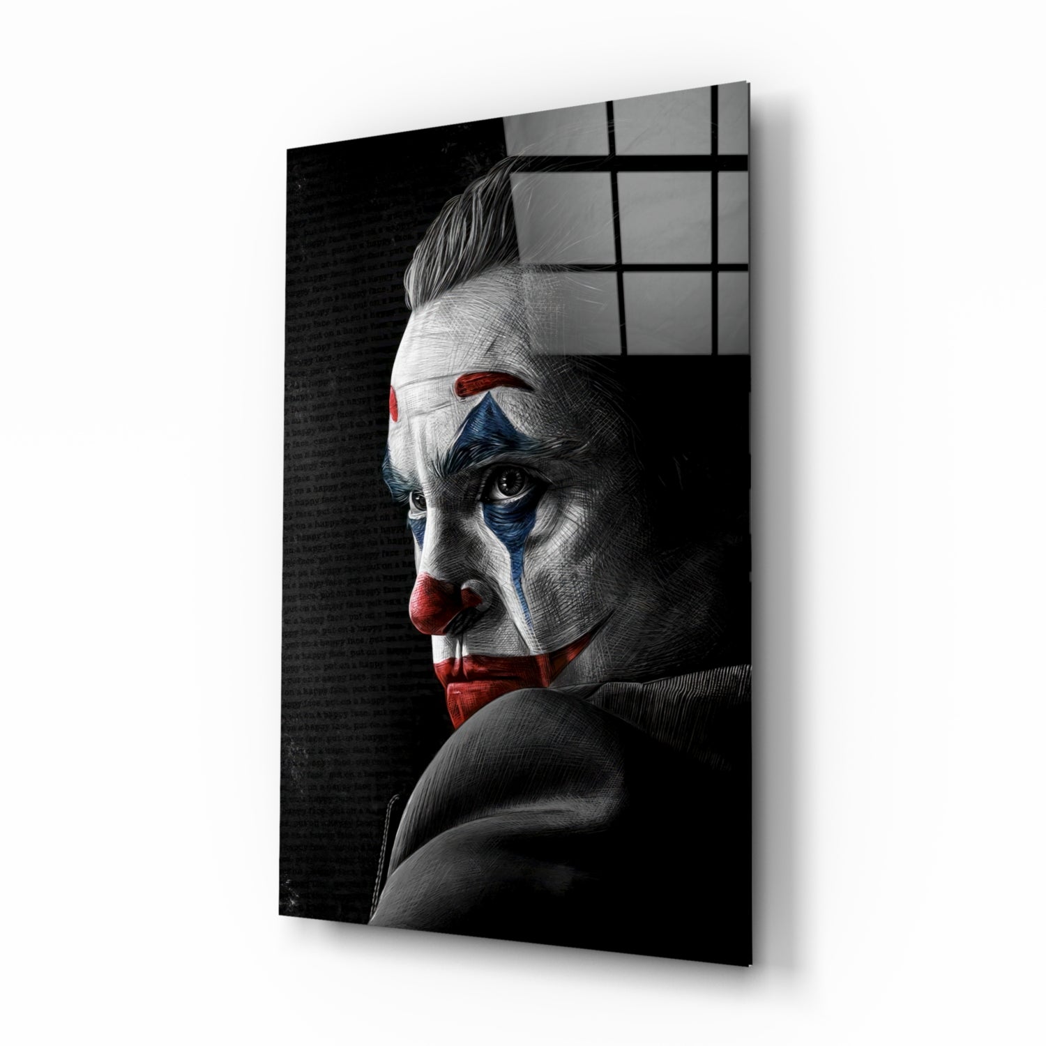 Joker Glass Wall Art