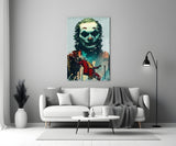 Joker Glass Wall Art