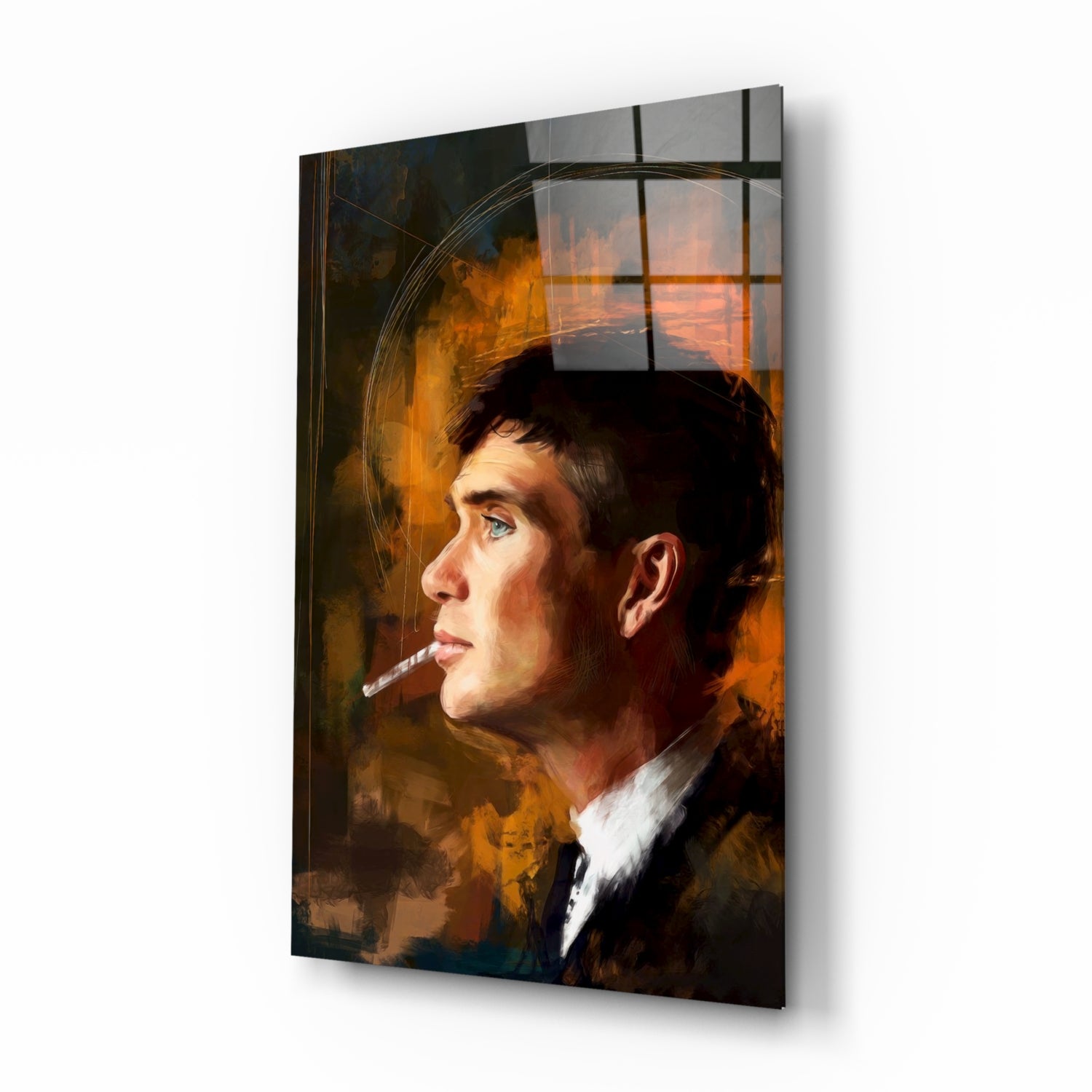 Peaky Blinders-Thomas Shelby Glass Wall Art