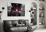 Captain America Glass Wall Art