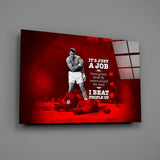 Muhammad Ali Glass Wall Art