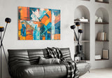 Orange Dream Glass Wall Art