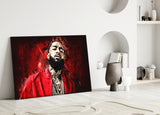 Nipsey Hussle Glass Wall Art