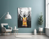 Lebron James Glass Wall Art