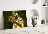 Lebron James Glass Wall Art