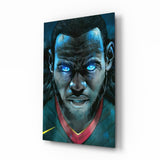 Lebron James Glass Wall Art