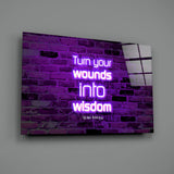 Words Of Oprah Glass Wall Art