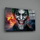 Joker Glass Wall Art